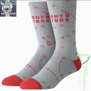 (NWT) Stance socks NBA "Raptors Playbook"- Large